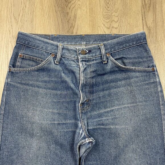 Montgomery Ward Jeans Mens 34x30 Blue Denim Straight Leg Five Pocket Cut 912 - Picture 2 of 16